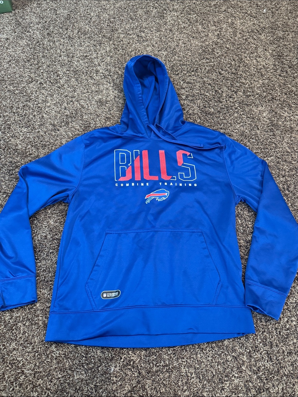 NFL Royal Blue Buffalo Bills Combine Authentic Pullover
